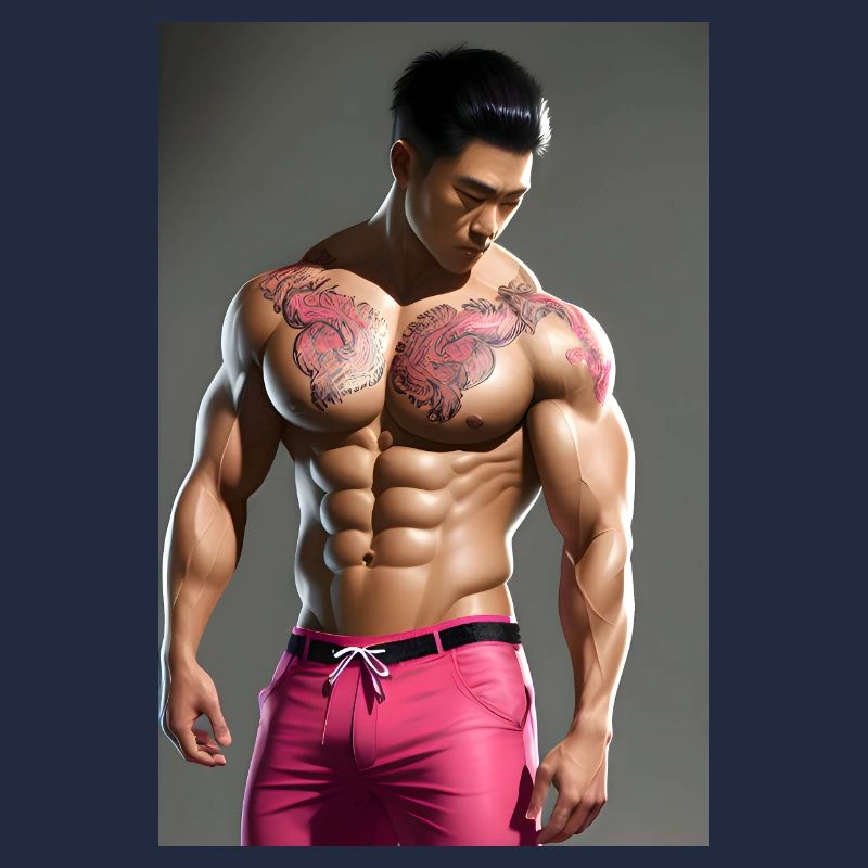 Pinker Drache