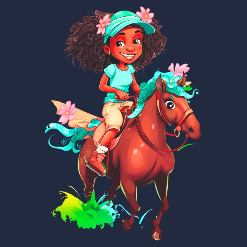 Fille à cheval