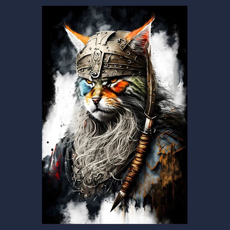 Wikingerkatze in Uniform