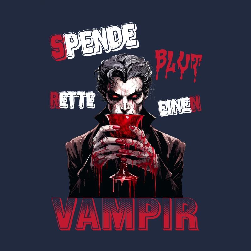 Donner du sang Sauvez une version comique vampire