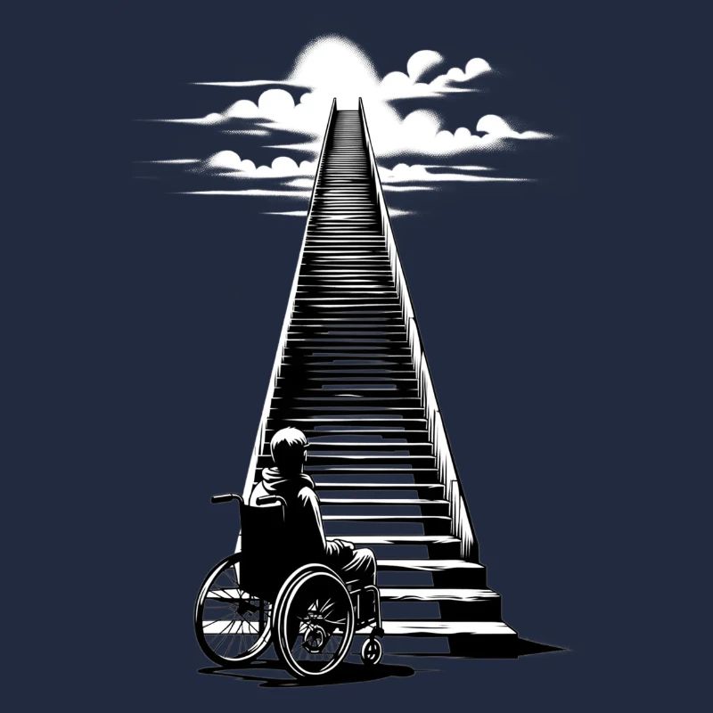 Escaliers vers le ciel | Encore une fois, pas de rampe