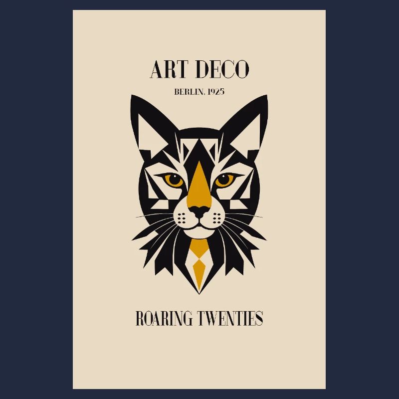 Art Deco Cat