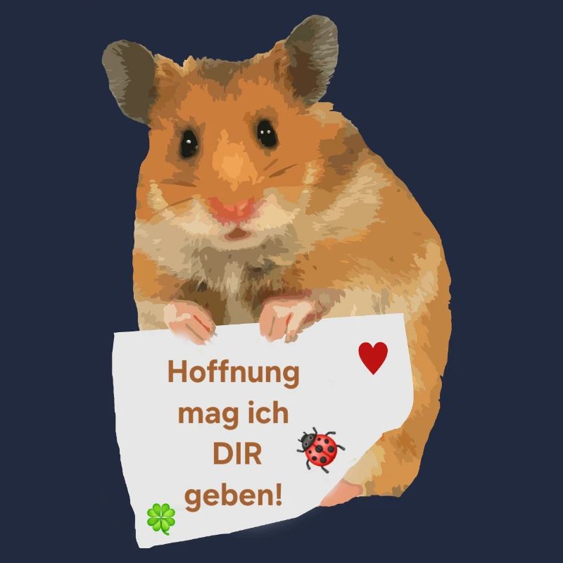 Hamster Zettel Hoffnung Hoffnungsträger