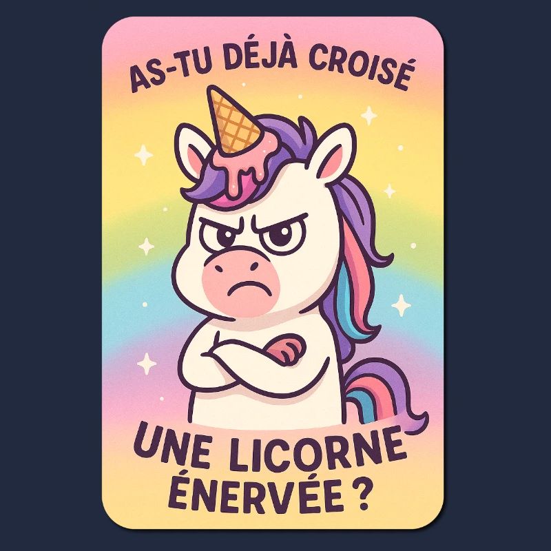 Wütendes Einhorn