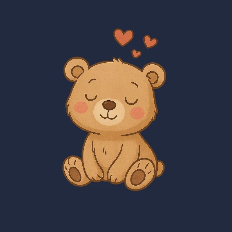Bébé ours rêveur