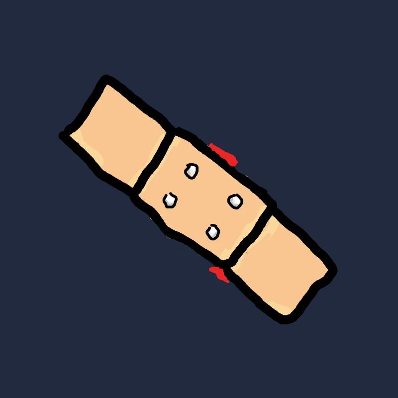 pflaster mit blut