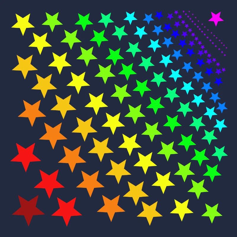 Sterne Regenbogen Geschenkidee