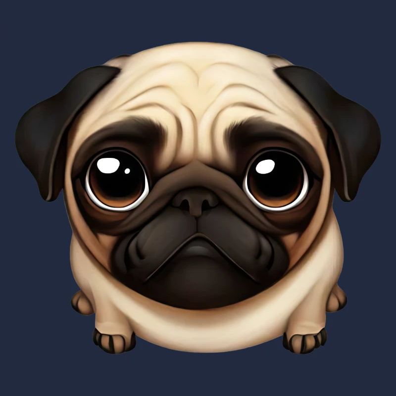 Mops-Liebe-Design