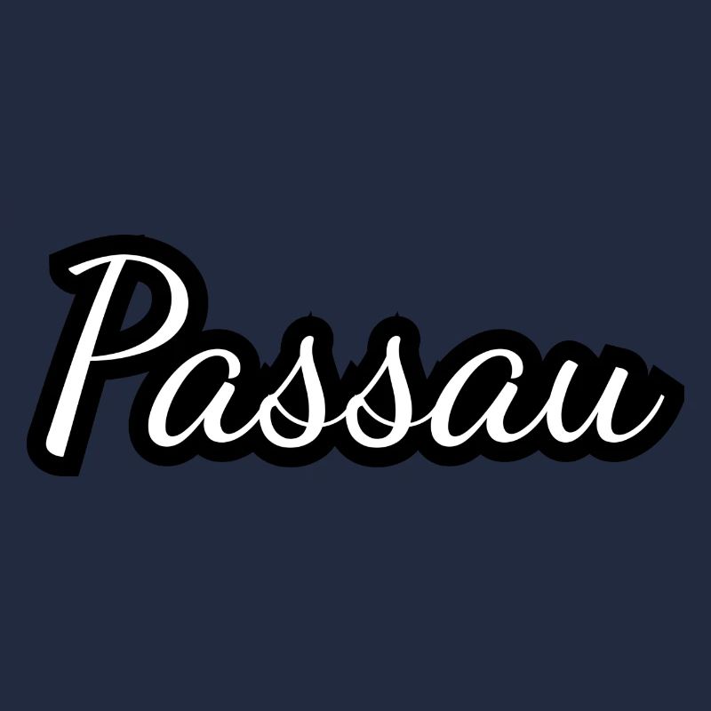 Passau - Textdesign mit Stadtnamen