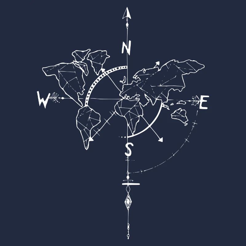 Time Elements Gift Compass World Travel Tea