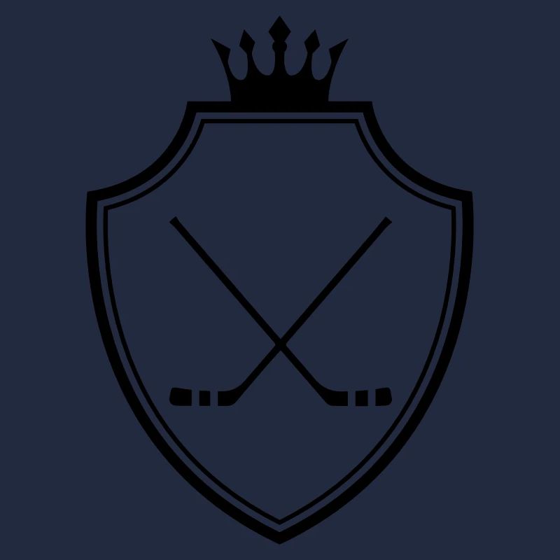 Eishockey Wappen hockeyschläger