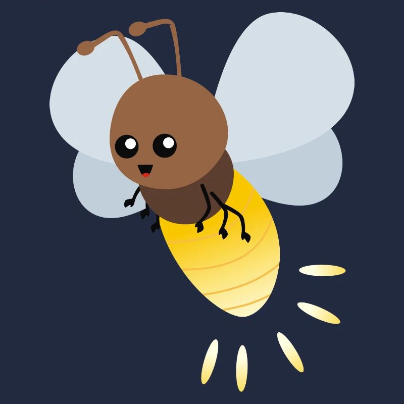 Nette Firefly-Karikatur