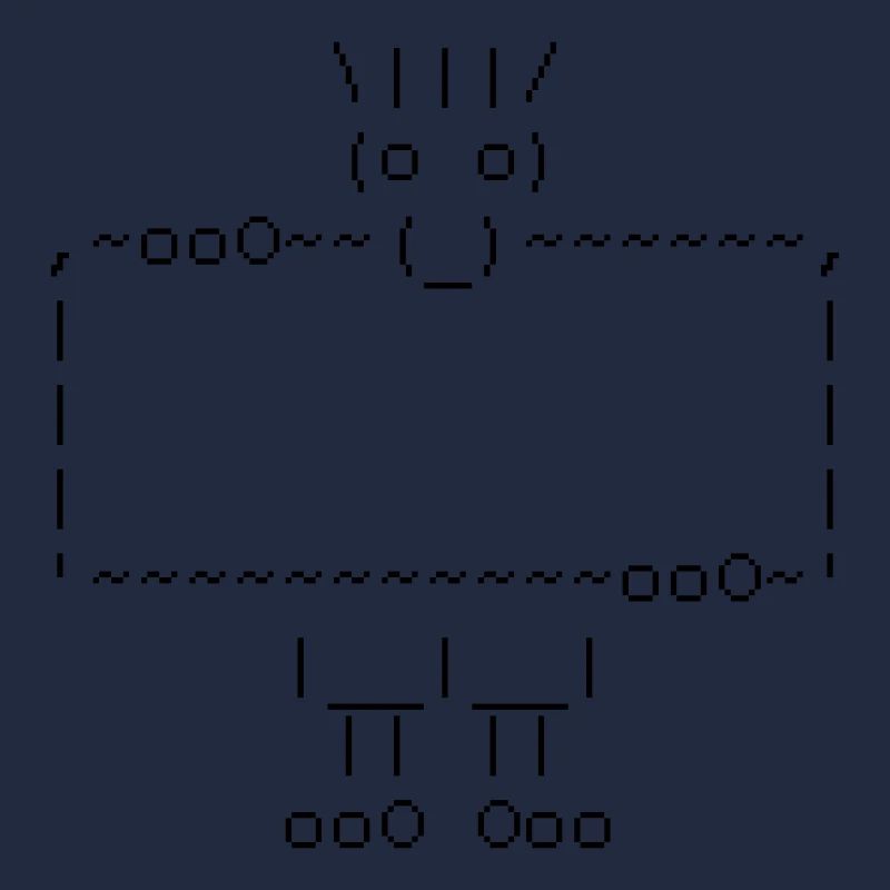 ascii art: troll + your text