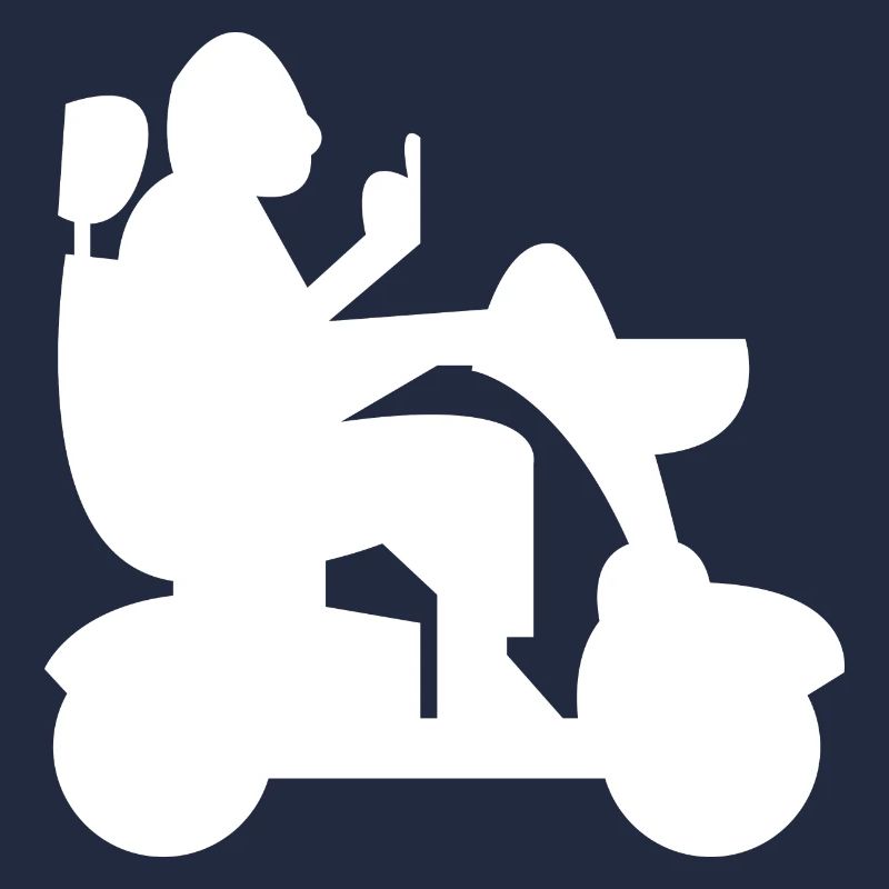Elektrischer Rollstuhl Rollstuhlfahrer Behinderter