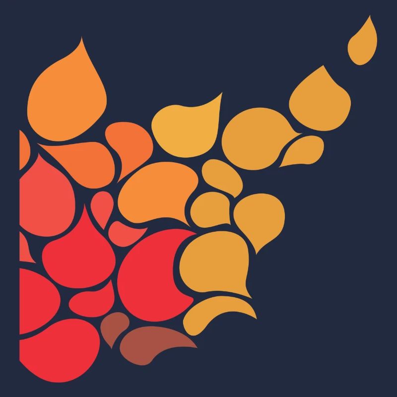 Stylisches Muster Wassertropfen