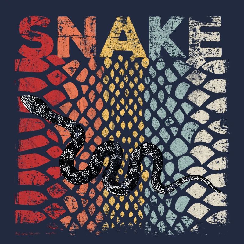 Snake Pattern Vintage Corn Snake Animal Gift