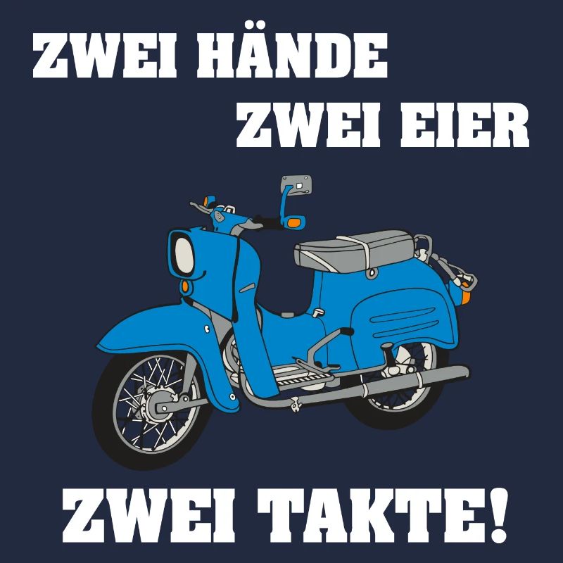 Zwei Hände zwei Eier 2 Takte Zweitakter