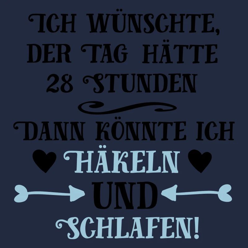 Häkeln und Schlafen Geschenk