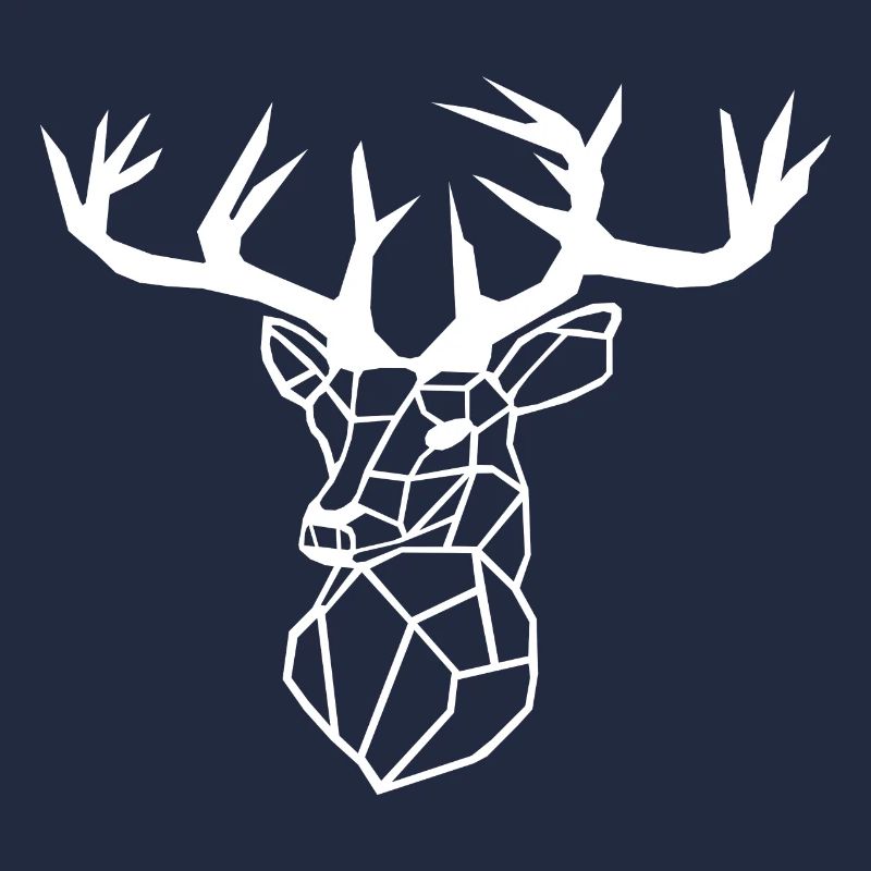 Minimalistic - Deer / Hirsch