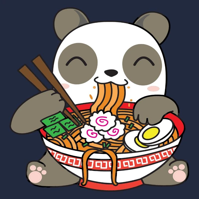 Panda Essen Ramen