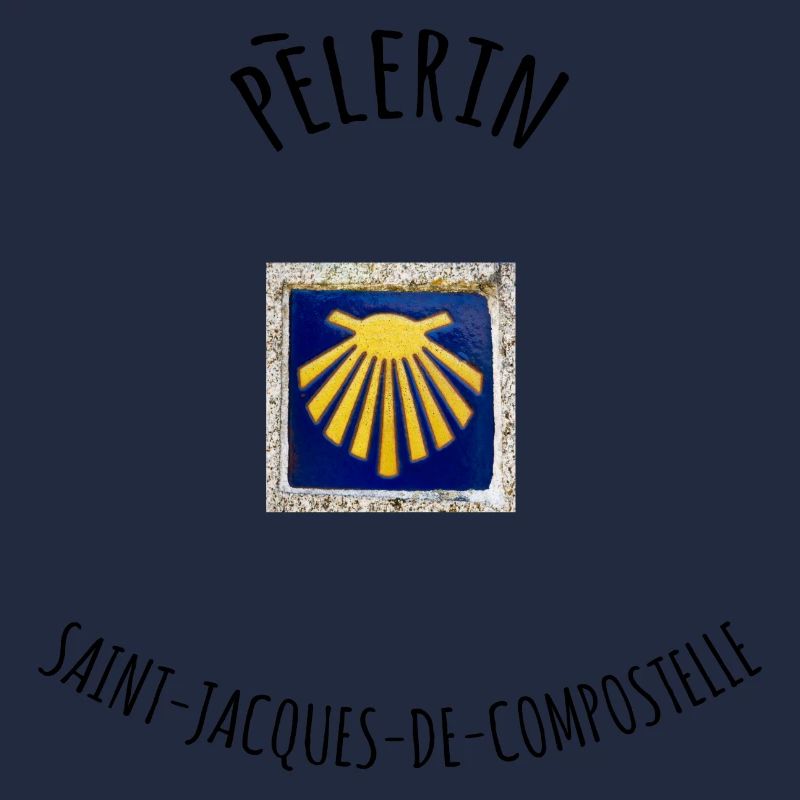 Tshirt saint jacques de compostelle pèlerinage