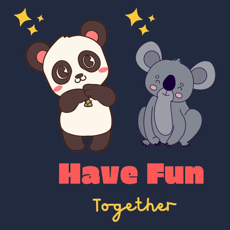 panda et koala ensemble