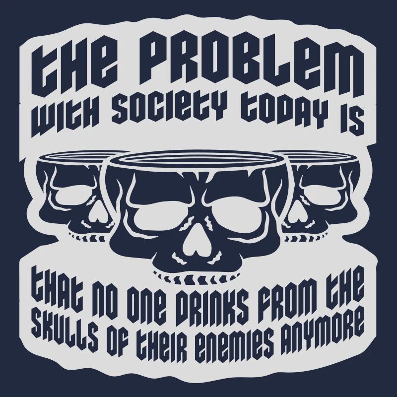 drinks from enemies skulls