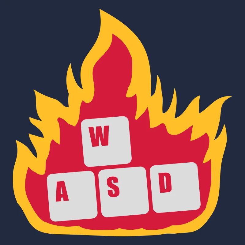 Nerd Computer WASD Clavier