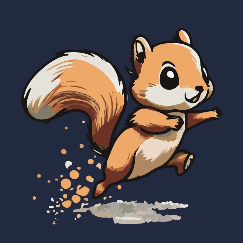 Eichhoernchen Squrirrel Comic Cute Kawaii 12