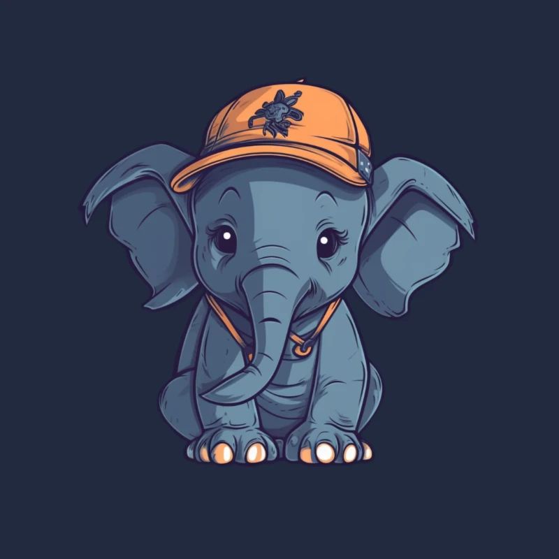 Elephant with cap