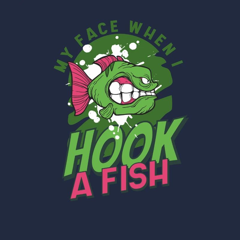 My face when a fish bites
