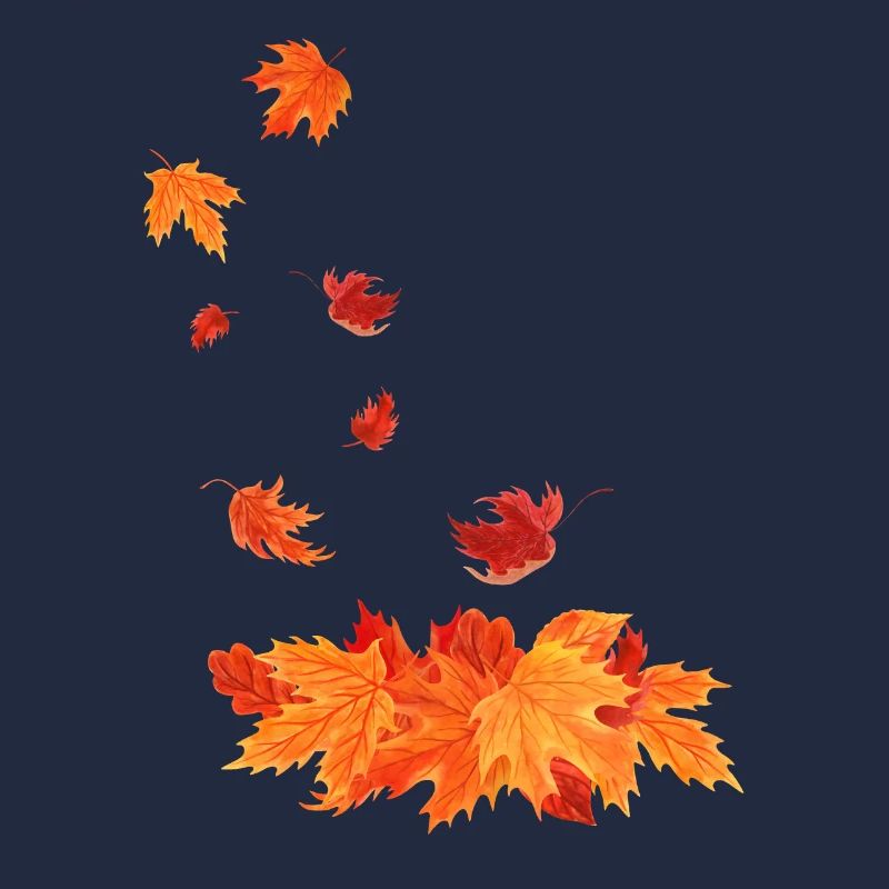 Autumn leaves that fall