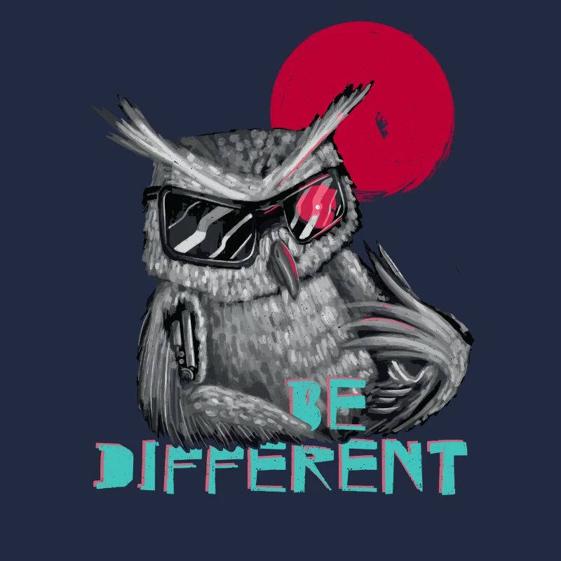Be different Eule - einzigartig & besonders