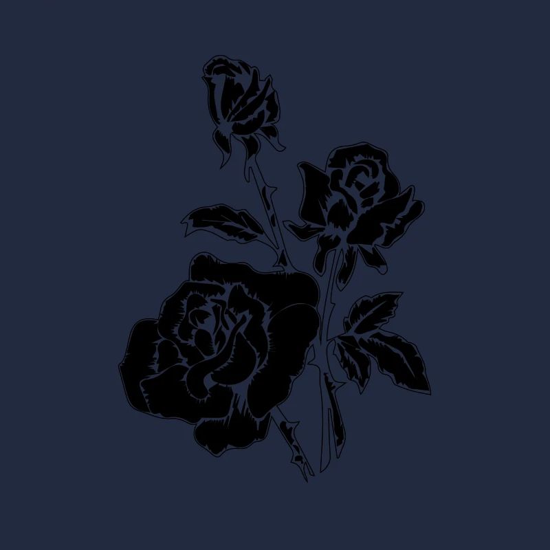 SCHWARZE ROSEN BLUMEN