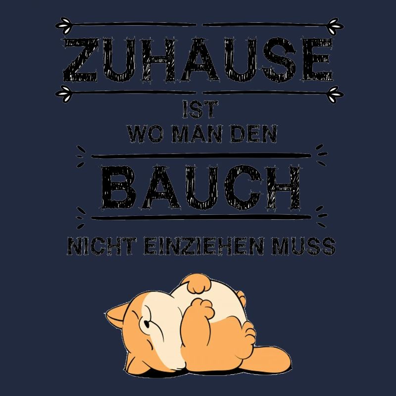 Zuhause ist Katze faul