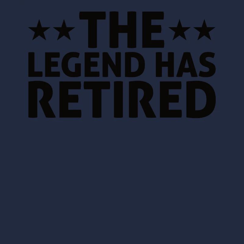 Die Legende geht in Rente Geschenk