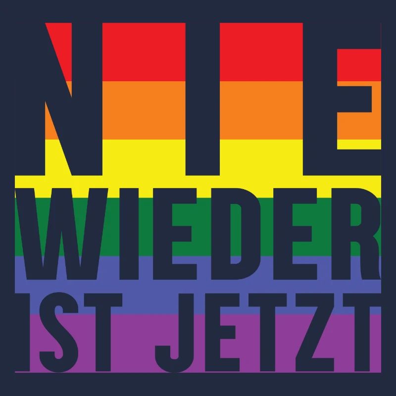 Never again lettering Pride