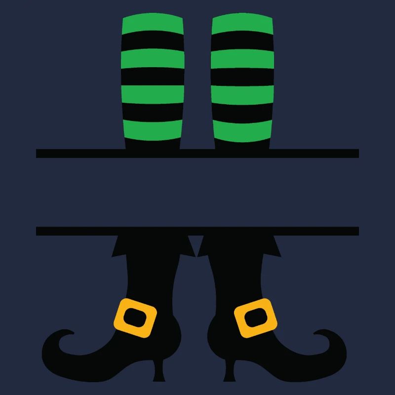 Witch's legs monogram shared