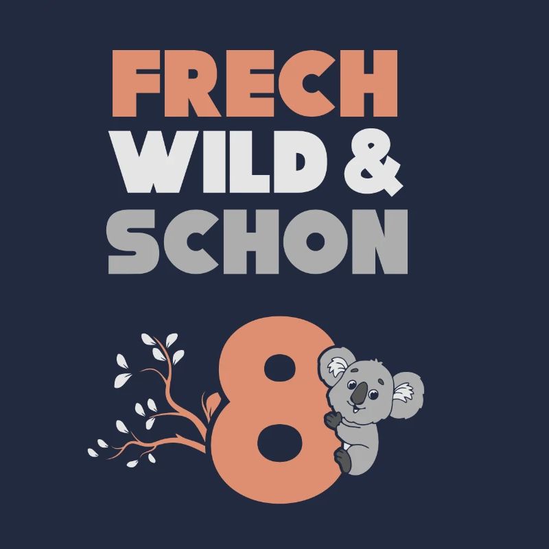 8 Jahre Geburtstag Junge Mädchen Koala