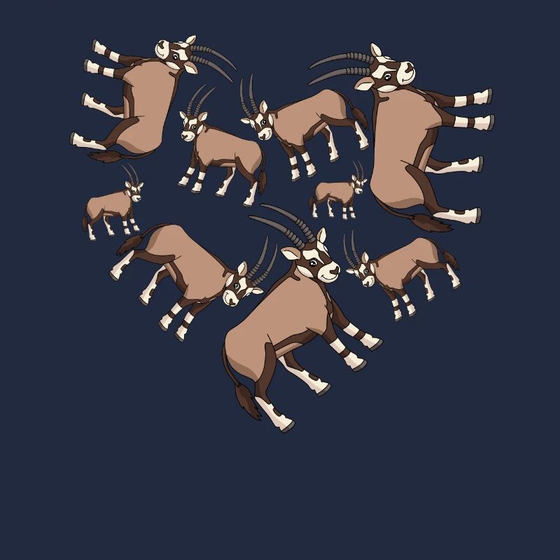 Herz Spießbock Steinbock