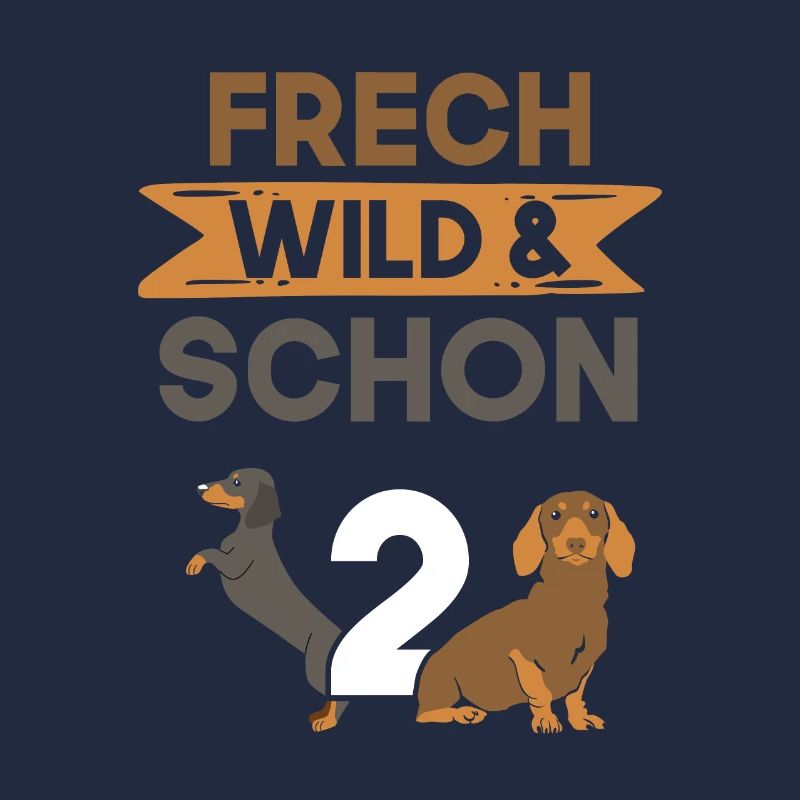 2 Jahre Geburtstag Junge Mädchen Dackel