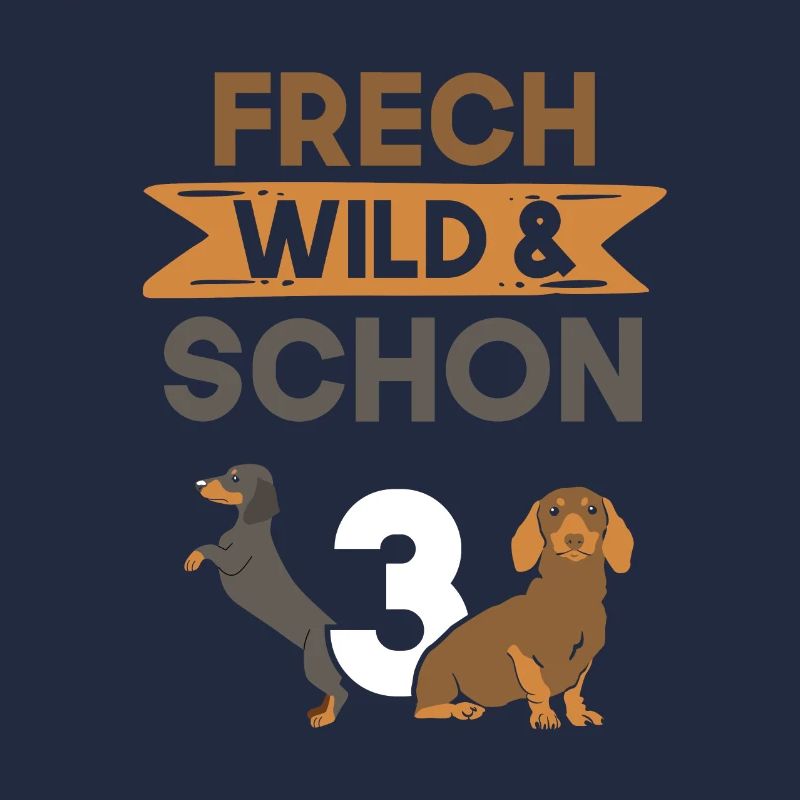 3 Jahre Geburtstag Junge Mädchen Dackel