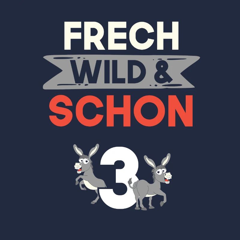3 Jahre Geburtstag Junge Mädchen Esel