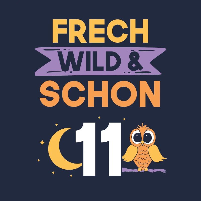 11 Jahre Geburtstag Junge Mädchen Eule