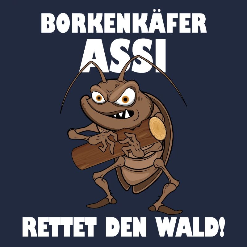 Borkenkäfer Assi - Rettet den Wald.
