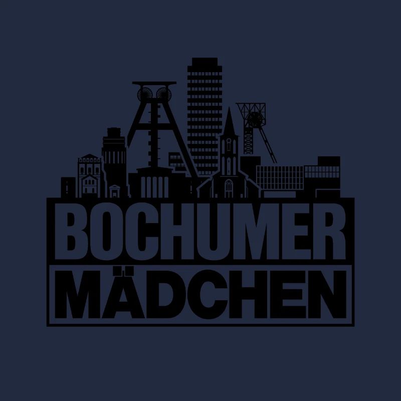 Bochumer Mädchen Schwarz Bochum Geschenk