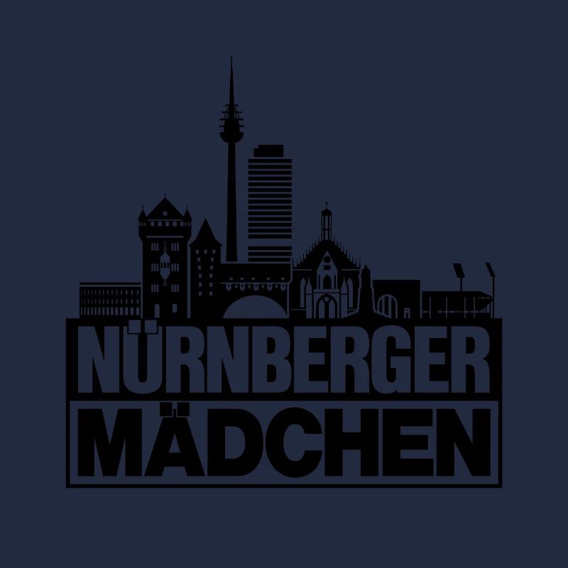 Nürnberger Mädchen Schwarz Nürnberg Geschenk