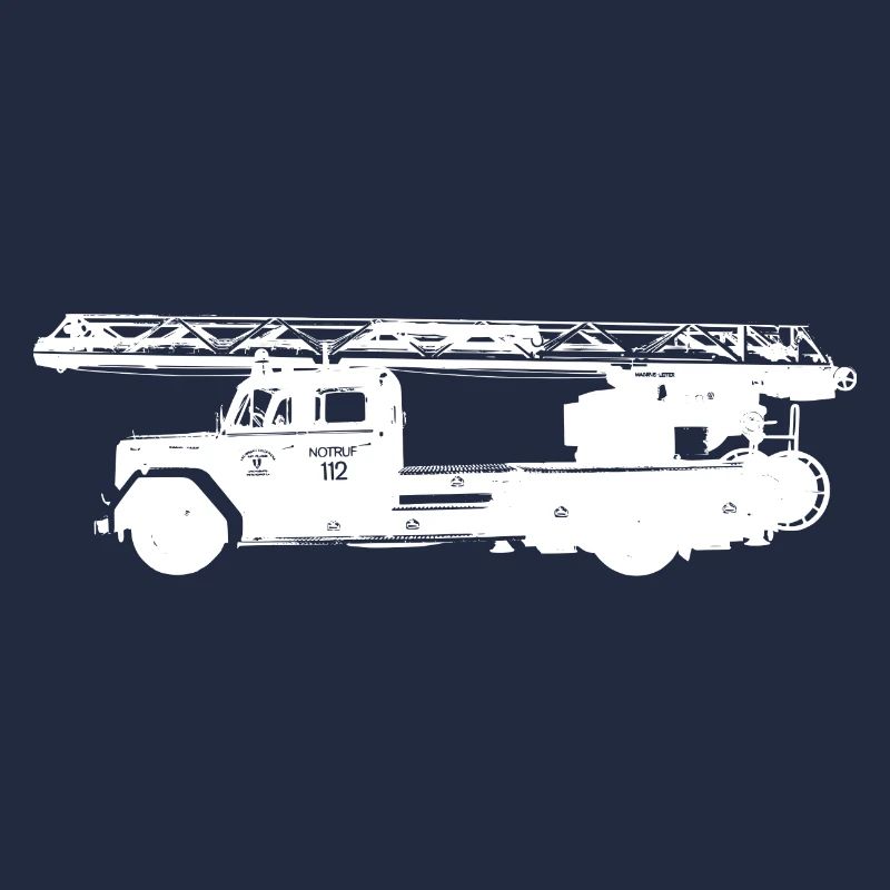 Feuerwehrauto Drehleiter