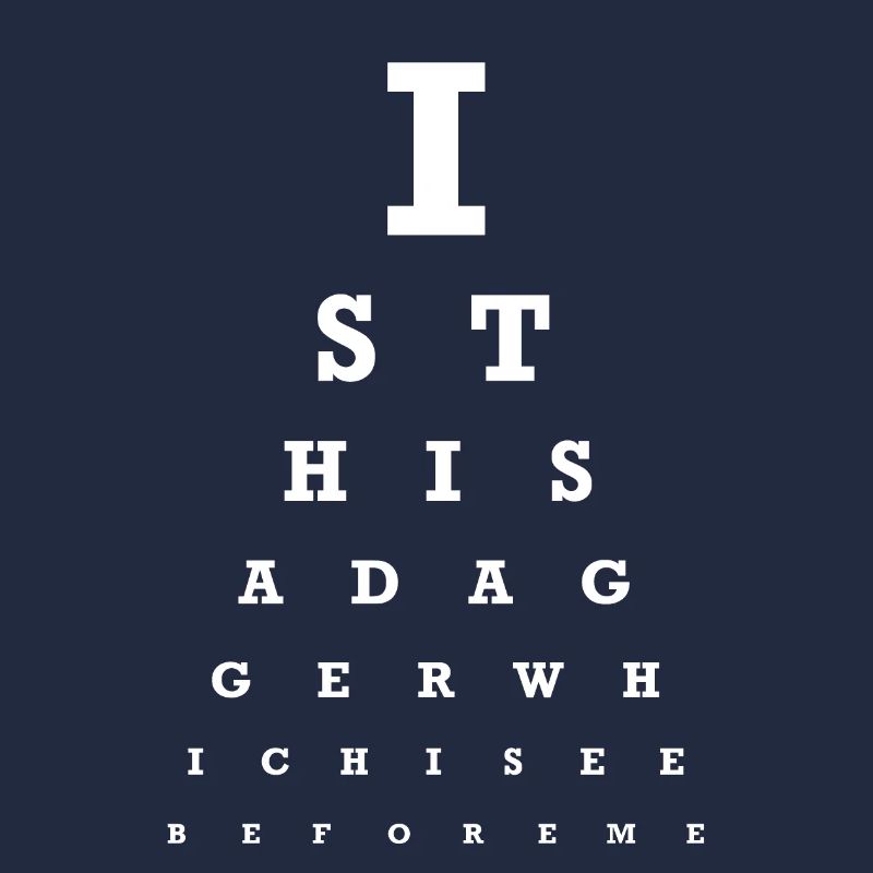 Is this a Dagger Eye Test