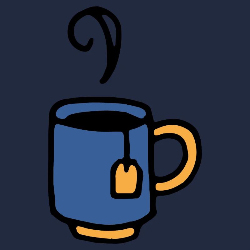 Tasse mit Teebeutel